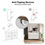 Meuble à chaussures, organisateur de chaussures style rustique avec 4 tiroirs basculants et rangement ouvert, meuble à chaussures étroit autoportant pour entrée, couloir