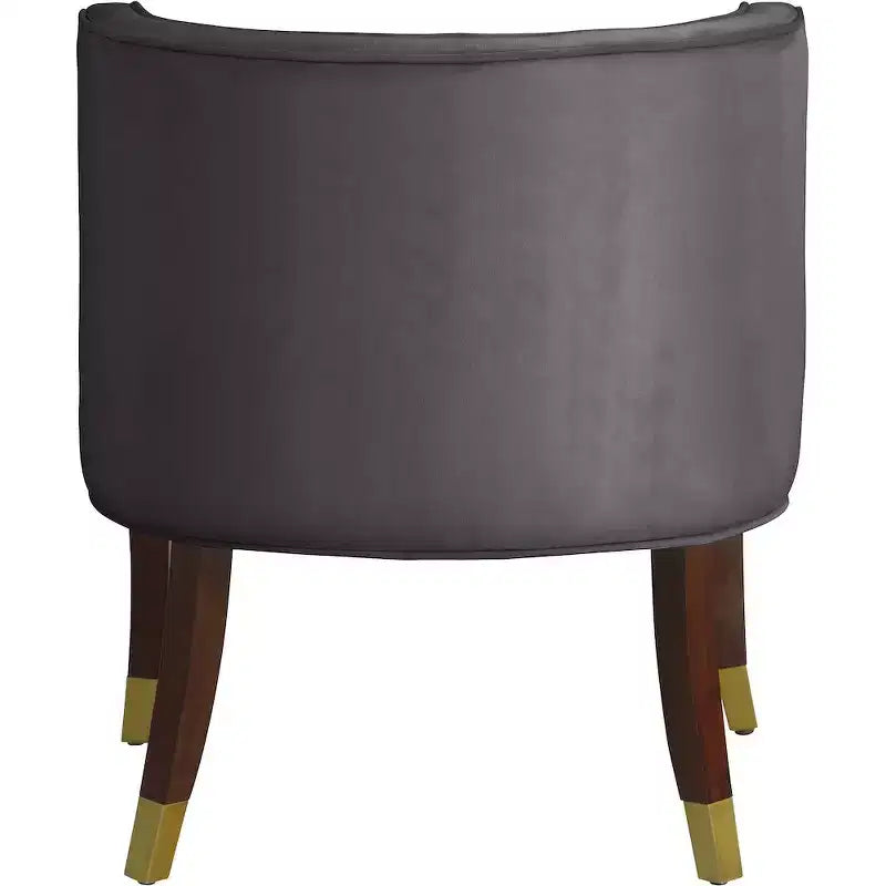 Chaise de salle à manger en velours Perry