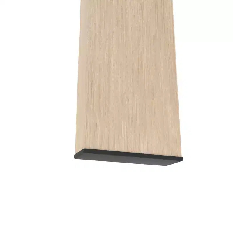 Table basse Henri rectangulaire en verre trempé et fer forgé avec étagère