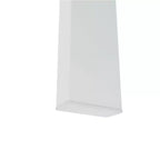 Table basse Henri rectangulaire en verre trempé et fer forgé avec étagère