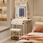 Meuble haut de salle de bain mural avec miroir, armoire à pharmacie avec étagère réglable en hauteur, blanc