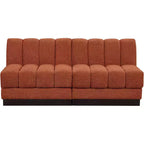 Canapé Modulable en Tissu Chenille Quinn