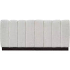 Canapé Modulable en Tissu Chenille Quinn