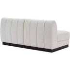 Canapé Modulable en Tissu Chenille Quinn