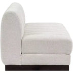 Canapé Modulable en Tissu Chenille Quinn