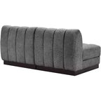Canapé Modulable en Tissu Chenille Quinn