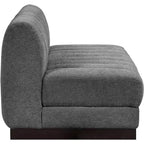 Canapé Modulable en Tissu Chenille Quinn