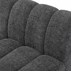 Canapé Modulable en Tissu Chenille Quinn