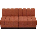 Canapé Modulable en Tissu Chenille Quinn