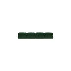 Canapé Modulaire en Tissu Bouclé Vert Ames
