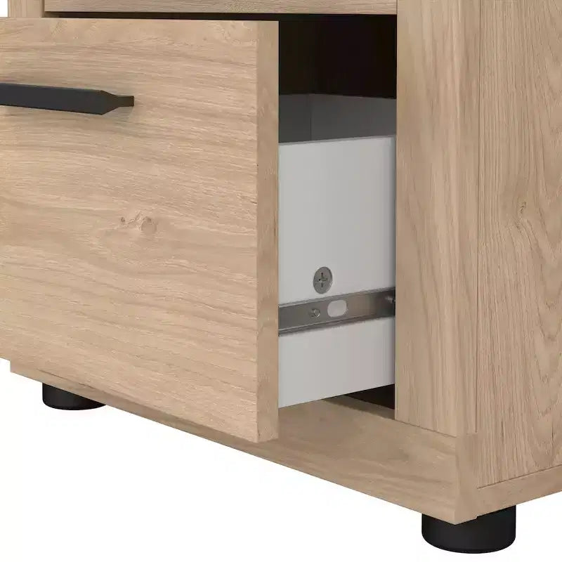 Mira Bedroom - 6 Drawer Double Dresser And Chest, Jackson Hickory