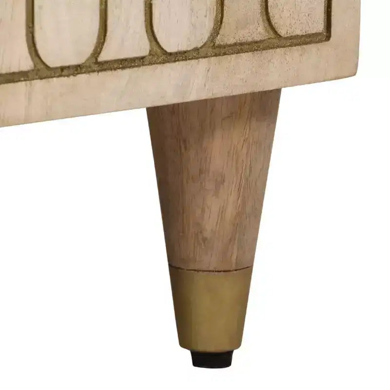 Meuble d'appoint en bois naturel pin massif moyen
