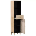 Meuble d'appoint en bois naturel pin massif moyen