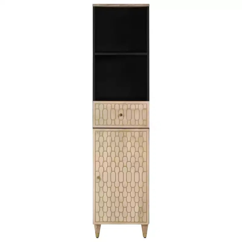 Meuble d'appoint en bois naturel pin massif moyen