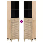 Meuble d'appoint en bois naturel pin massif moyen