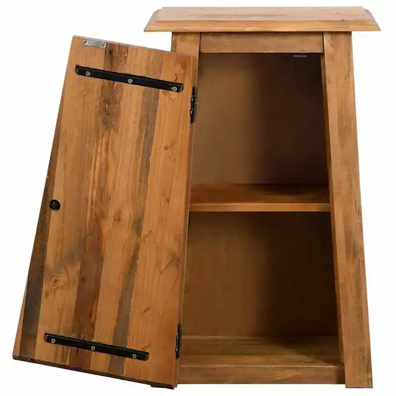 Rolling Kitchen Island with Trash Can Storage Cabinet, Kitchen Cart with Drop Leaf, Spice Rack, Towel Rack and Drawer