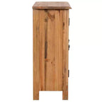 Armoire murale marron en pin massif 42x23x70 cm