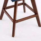 Tabourets de comptoir pivotants en bois garnis de tissu Spin 26 po