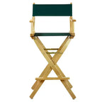 Chaise de metteur en scène hauteur comptoir – Structure naturelle