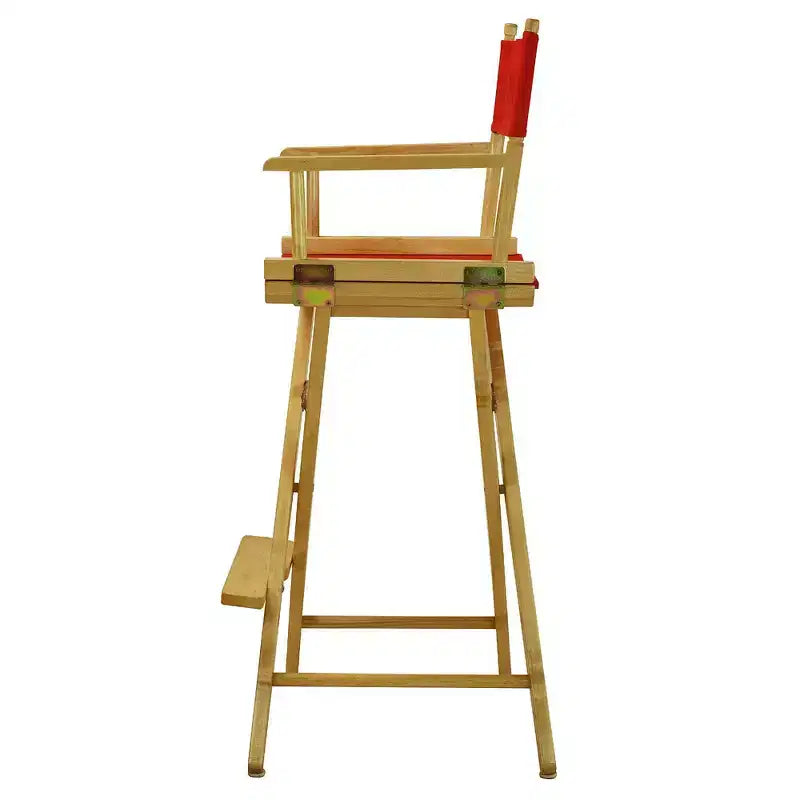 Bar-Height Director's Chair - Natural Frame