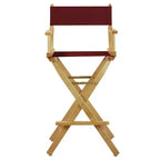 Chaise de metteur en scène hauteur comptoir – Structure naturelle