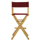 Chaise de metteur en scène hauteur comptoir – Structure naturelle