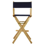 Chaise de metteur en scène hauteur comptoir – Structure naturelle