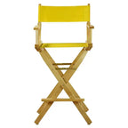 Chaise de metteur en scène hauteur comptoir – Structure naturelle
