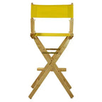 Chaise de metteur en scène hauteur comptoir – Structure naturelle