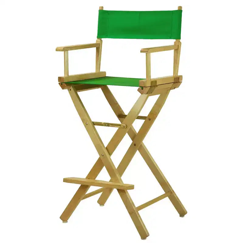 Bar-Height Director's Chair - Natural Frame