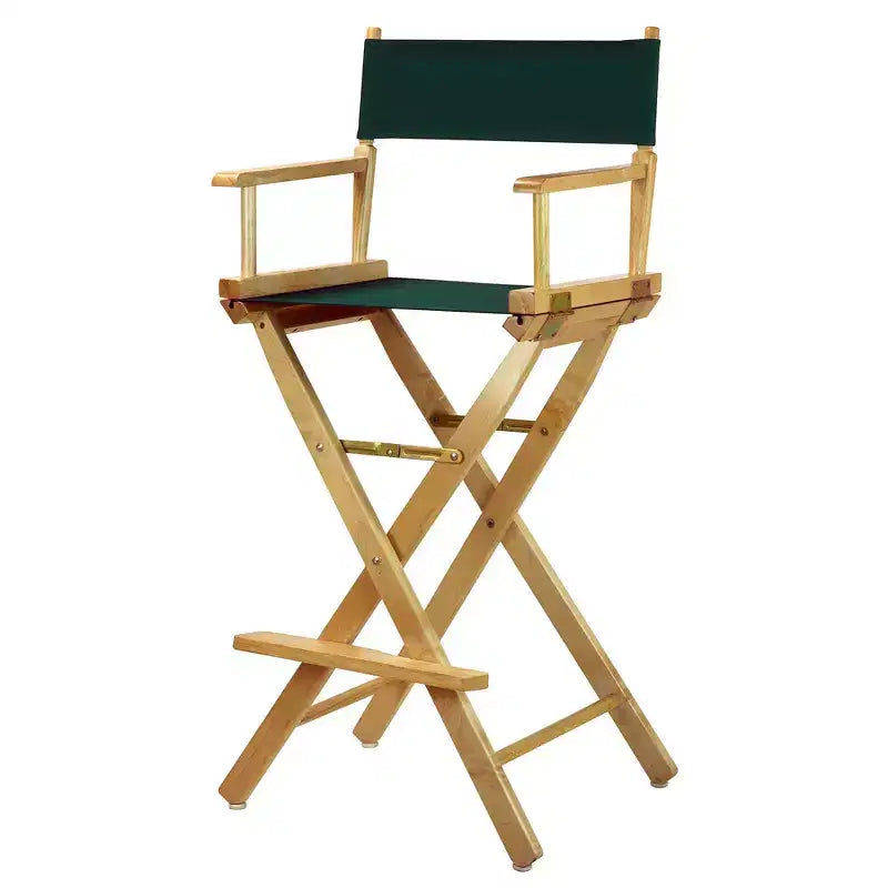 Bar-Height Director's Chair - Natural Frame