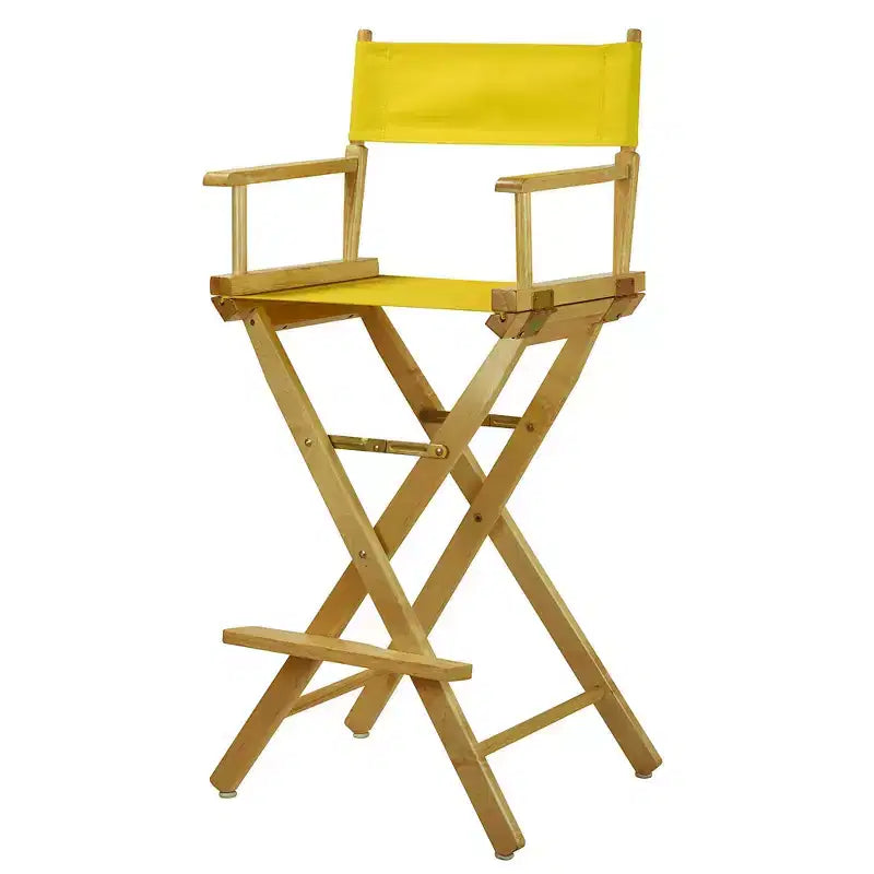Bar-Height Director's Chair - Natural Frame