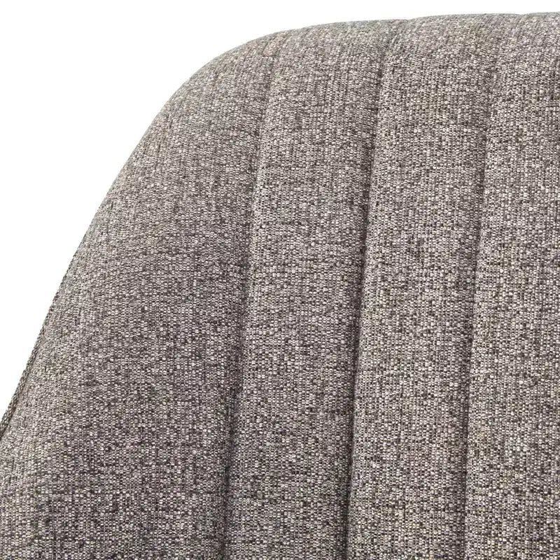 Phyllis Modern Swivel Chairs Gray: Mid-century Design, Rubberwood Frame, 250lb Capacity