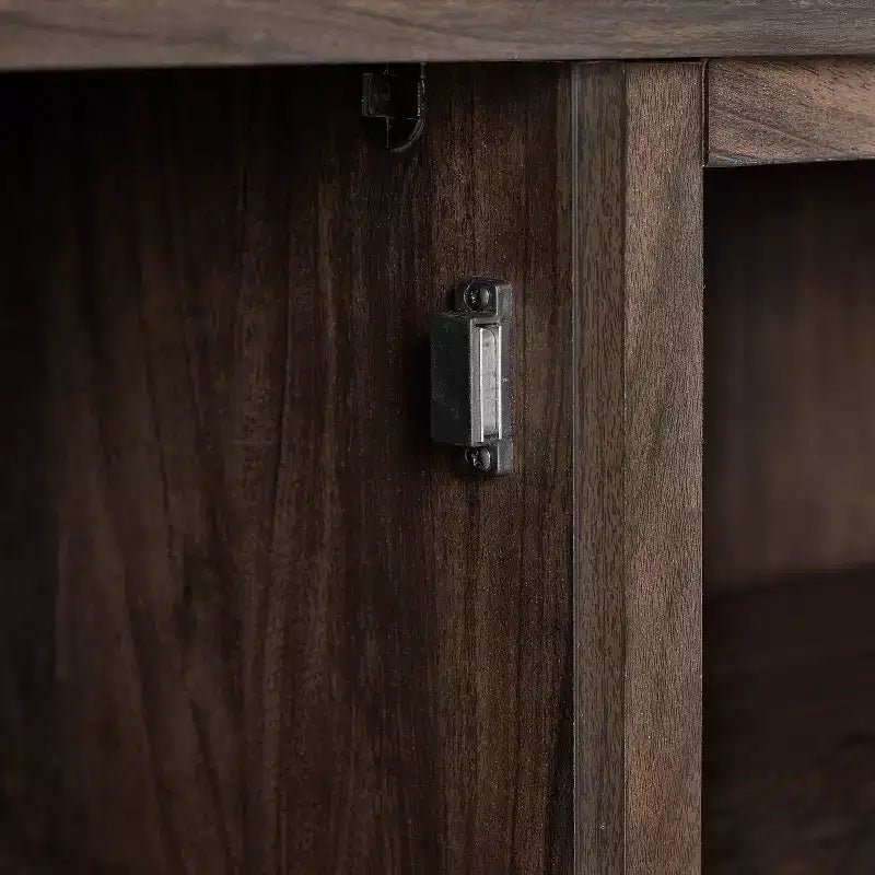 Meuble TV d'angle Camden pour téléviseurs jusqu'à 60 pouces avec cheminée