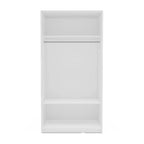 Denmark 2 Clothing Armoire Modern Fixed