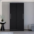 Denmark 2 Clothing Armoire Modern Fixed