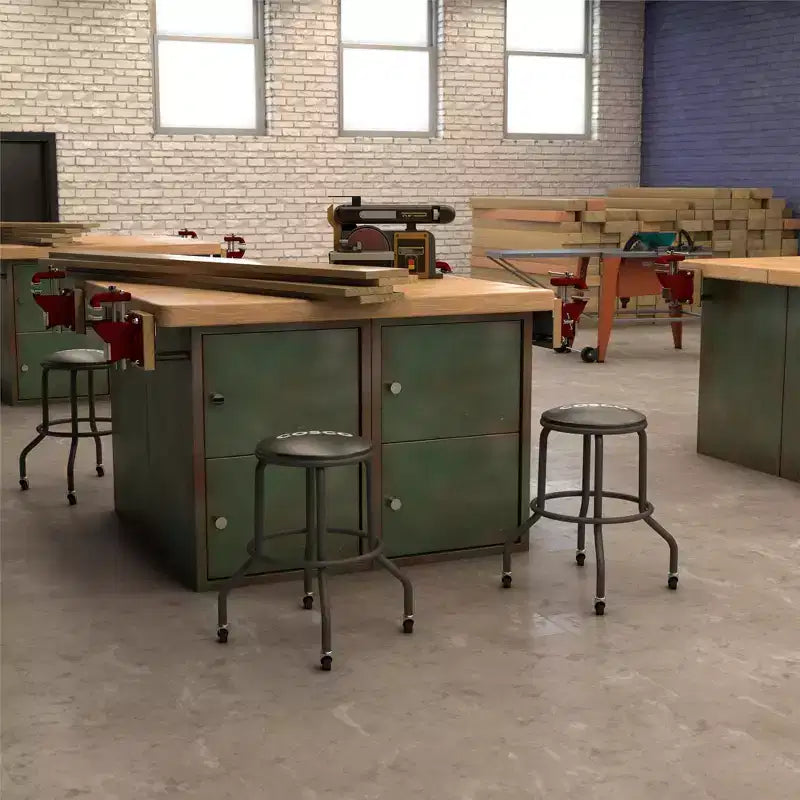 All Steel Stool